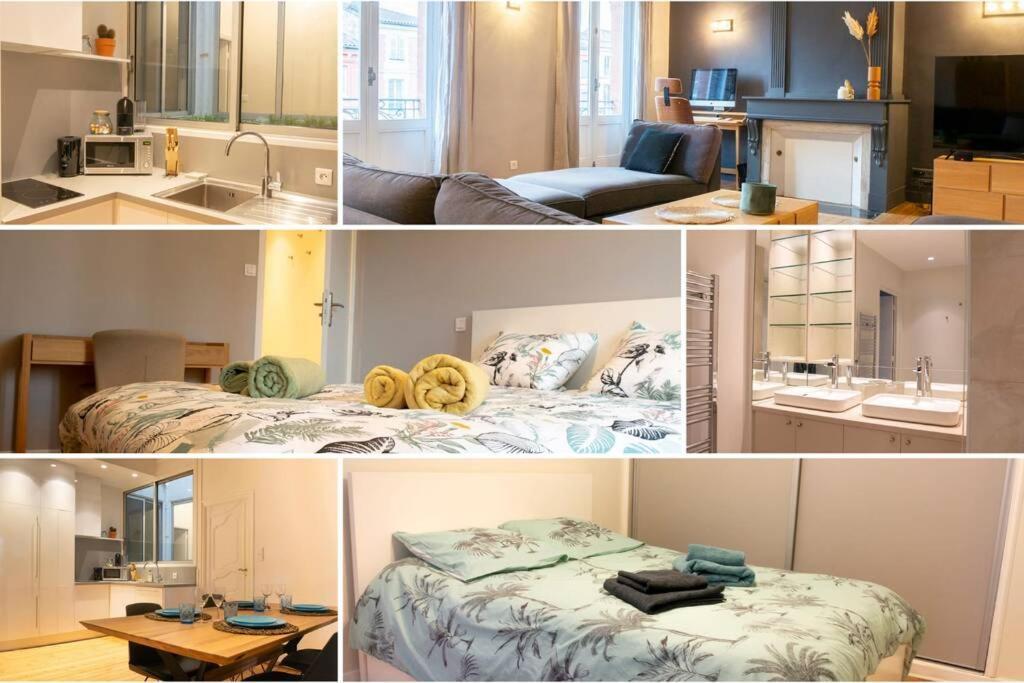 Confort Appartement 110 M² Cleanncosy Toulouse Hypercentre Dış mekan fotoğraf